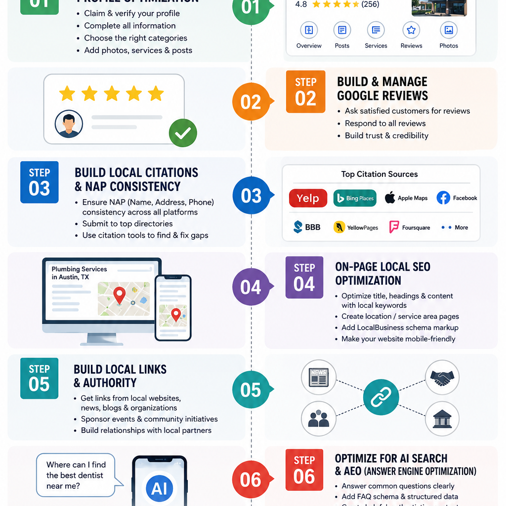 Local SEO Process - CDE Agency